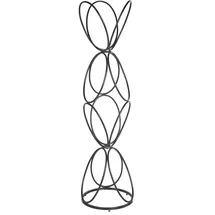 Beliani Garderobenständer Walters Schwarz