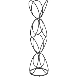 Beliani Garderobenständer Walters Schwarz