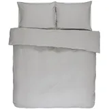 Essenza Guy Unifarben Silber 200 x 200 cm + 2 x 80 x 80 cm