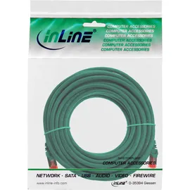 InLine Patchkabel, S/FTP (PiMf), Cat.6, 250MHz, PVC, CCA, grün, 7,5m