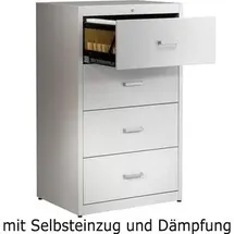 Mauser client entry Hängeregistraturschrank 80 x 60 x 135 cm grau