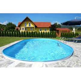 Waterman Stahlwandpool oval 623 x 360 x 120 cm inkl. Sandfilteranlage