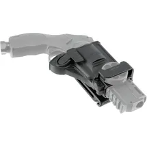 T4E Holster aus Polymer, für T4E HDR 50, mit Aufnahme für Ersatztrommel, Gürtelbreite einstellbar, Gewicht 154g, schwarz