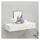 vidaXL Wandregal mit Schublade 60 x 23,5 x 10 cm Weiß