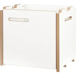 Mehrzweckregal TOJO "halbstark", weiß, B:40cm H:35,2cm T:32cm, MDF, Regale, Standregal Mehrzweckregal, Grund- und Anbaumodule, die miteinander kombiniert werden können