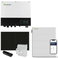 Growatt 4kWp PV Komplettanlage mit Glas Glas Modulen und
