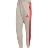 adidas Essentials 3-Streifen Fleece TC Pant KD4835 - wonder alumina/pure ruby 4XL