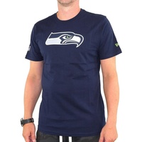 New Era T-Shirt Seattle Seahawks Logo blau S