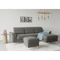 Sit&more Stauraumhocker »Sinatra«, Sitzfläche ist abnehmbar, chromfarbene Metallfüße grau