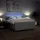 vidaXL Boxspringbett 180 x 200 cm Hellgrau