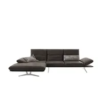 KOINOR Ecksofa Echtleder Francis ¦ braun ¦ Maße (cm): B: 314 H: 93 T: 159