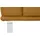 W.Schillig 2-Sitzer W.SCHILLIG "montanaa elegant und edel, bequem, Federkernunterfederung", gelb (kurkuma z69), B:192cm H:78cm T:94cm, Sofas, mit Metallkufen in Chrom glänzend, Breite 192 cm