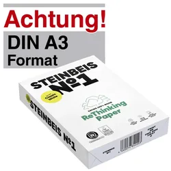 STEINBEIS Recyclingpapier DIN A3 80 g/m2