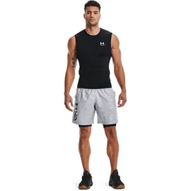 Under Armour HeatGear Armour Kompressions-Tank-Top Herren 001 black/white M
