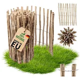 Floranica Lattenzaun 1 m x 120 cm Haselnuss/Kastanie