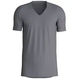 CALIDA Unterziehshirt Clean Line Herren (1-St) schnell trocknend, atmungsaktiv, temperaturausgleichend grau L (52/54)