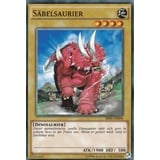 SR04-DE004 - Säbelsaurier - Common - DE - im Set mit Ultrapro Toploader - Yugioh