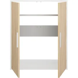 Gami Kleiderschrank UNDER 91 x 110 x 50 cm Braun/Weiß