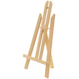 ECD Germany Tischstaffelei klappbar, Sitzstaffelei verstellbar Holz Mini Staffele