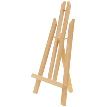 ECD Germany Tischstaffelei klappbar, Sitzstaffelei verstellbar Holz Mini Staffele