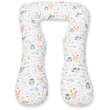 Amilian Schwangerschaftskissen 330 cm Patchwork Grau