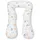 Amilian Schwangerschaftskissen 330 cm Patchwork Grau