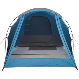 vidaXL Tunnelzelt 4 Personen Blau