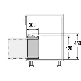 HAILO AS Uno 18 l weiß