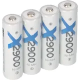 XCell NiMH-Mignon-Akku, 1,2V/2900mAh, 4 Stück