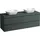 Laufen LANI Waschtischplatte verkehrsgrau inklusive Unterschrank, 1 Ausschnitt links und rechts, 1570x495x580mm, H4055941122661,