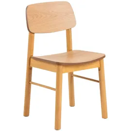 VCM Esszimmerstuhl Barlow Holz Eiche braun 2er Set