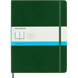 Moleskine Notizbuch mit Gepunkteten Seiten XL Myrtengrün
