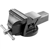 Topex, Schraubstock + Zwinge, Werkstattklammern mit Amboss 150mm 07A115