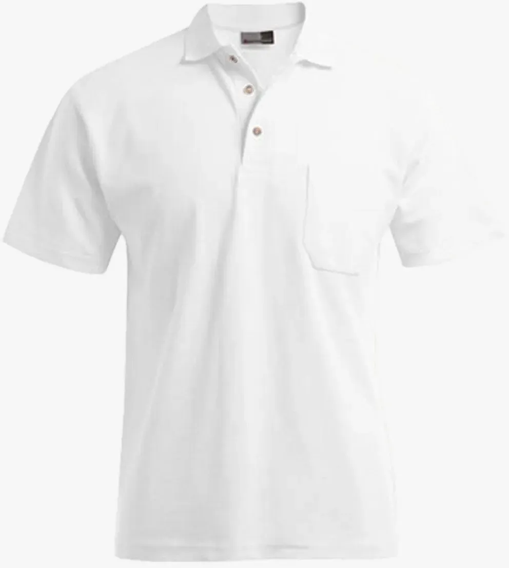 Promodoro - Polo mit Brusttasche - White / 3XL