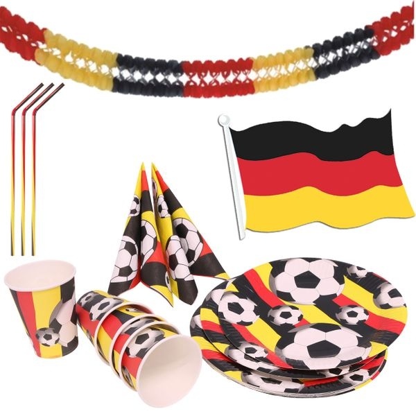 Partyset Deutschland Fußball Weltmeisterschaft WM Deko