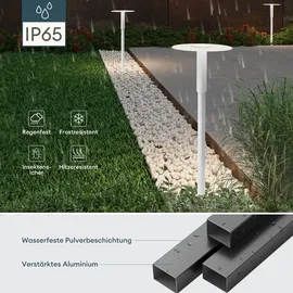 doporro Wegeleuchte weiß ⌀300 x H804 mm 6W IP65 wetterfest