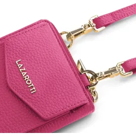 lazarotti Bologna Leder Geldbörse Damen rosa