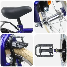 vidaXL Kinderfahrrad 16 Zoll dunkelblau