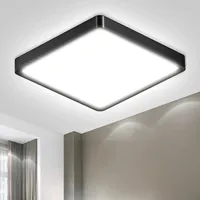 Lqwell LQWELL® Deckenleuchte LED Deckenlampe, IP44 Wasserfest Badlampe Quadrat