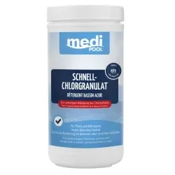 mediPOOL Schnell-Chlorgranulat, sofortige Wirkung 0501001MP , 1000 g - Dose