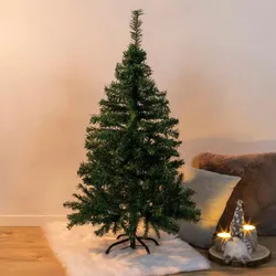Haushalt International Künstlicher Weihnachtsbaum Tannenbaum Kunststoff 1,2m