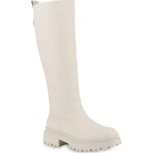 VAN HILL Plateaustiefel in Beige