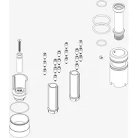 Herzbach MODUL7 Verlängerung 20mm 70.728003.1.09, PUSH-Thermostat 2 Verbraucher,