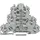 WAGO 2002-3212/1000-673 Dreistock-Diodenklemme 5.20 mm Zugfeder Belegung: L Grau
