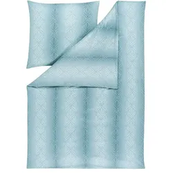 ESTELLA Bettwäsche Juri 135 x 200 cm Jersey Blau