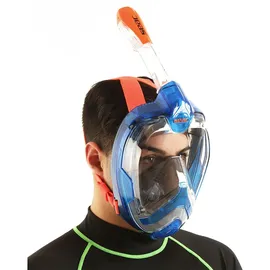 Seacsub Seac Tauchmaske Vollgesichtsmaske Magica, Schnorchelmaske - Blue / Orange - L/XL