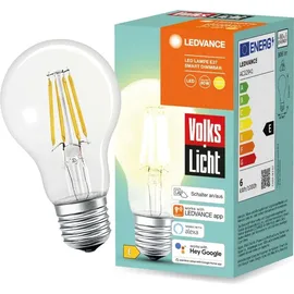 LEDVANCE Smart+ BT CLA60, 6W 806lm, 2700K dimmbar