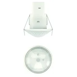 Theben 1030560 Bewegungsmelder für Deckeneinbau, Steuerung für Beleuchtung theMova S360-100 DE WH