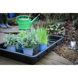 BGS Mehrzweckwanne mit Ausgießer schwarz l