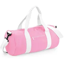 BagBase Original Barrel Bag classic pink/white